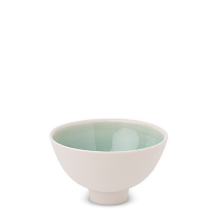 Teacup Lars Kanter White Turquoise